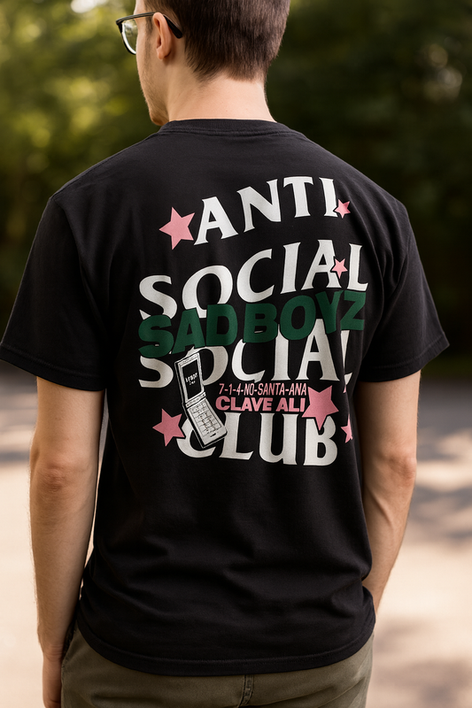 Playera Anti Social Social Club Junior H | Sad Boyz